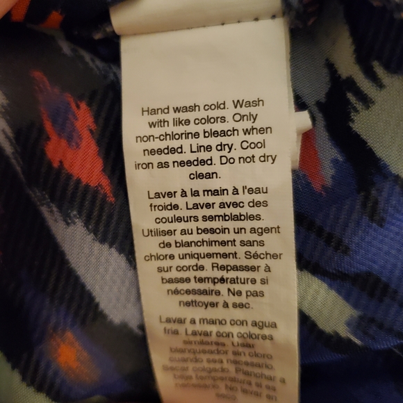 Gap Women's L Sheer Multicolored Sleve-less Top - Picture 2 of 3